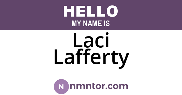 Laci Lafferty