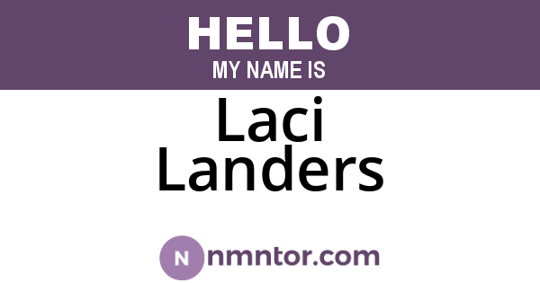 Laci Landers
