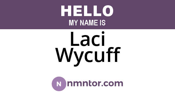 Laci Wycuff