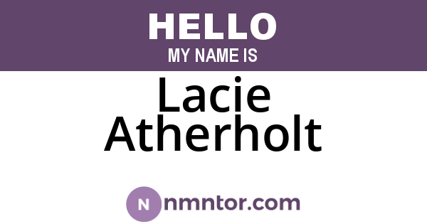 Lacie Atherholt