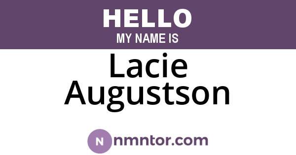 Lacie Augustson