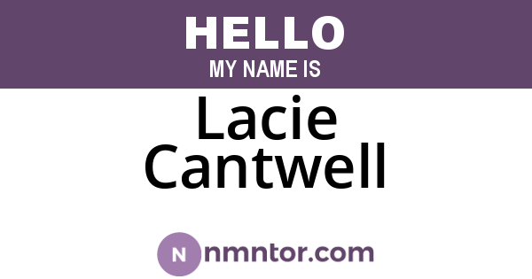 Lacie Cantwell