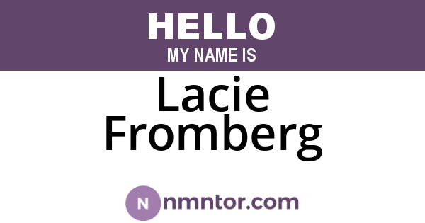 Lacie Fromberg