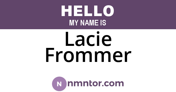 Lacie Frommer