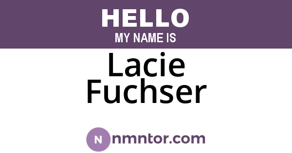 Lacie Fuchser