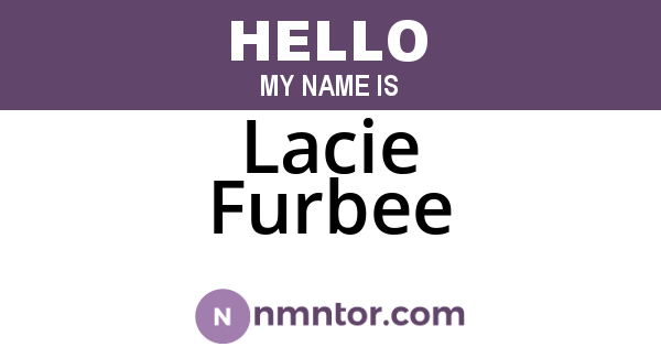 Lacie Furbee