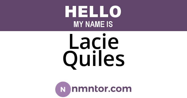 Lacie Quiles