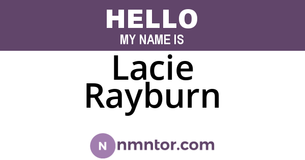 Lacie Rayburn