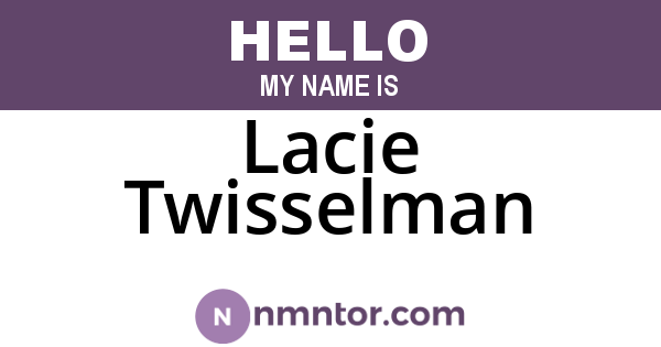 Lacie Twisselman
