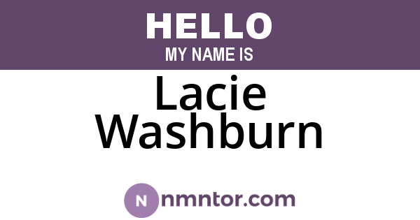 Lacie Washburn