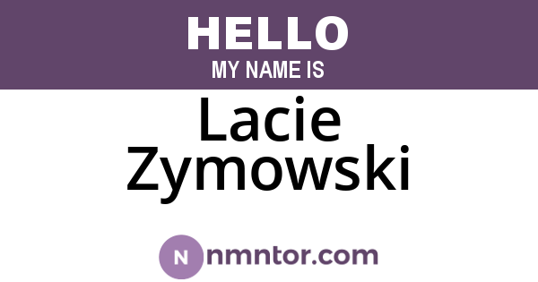 Lacie Zymowski