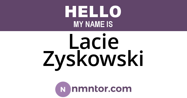 Lacie Zyskowski