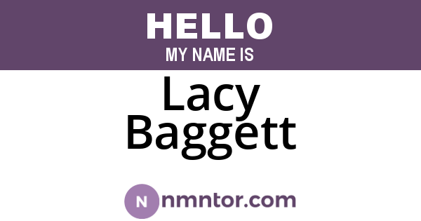 Lacy Baggett