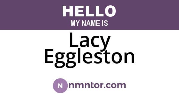 Lacy Eggleston