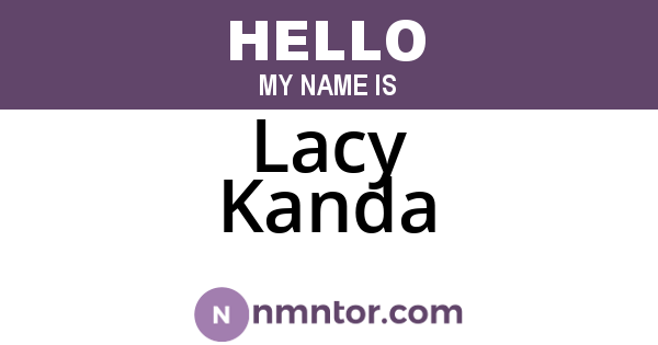 Lacy Kanda