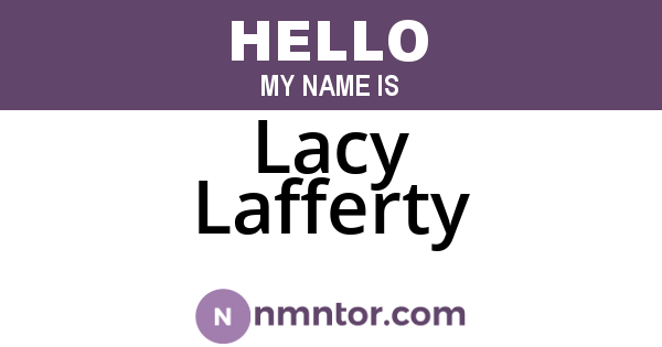 Lacy Lafferty