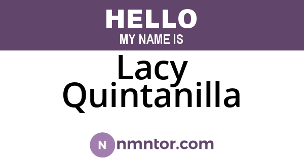 Lacy Quintanilla