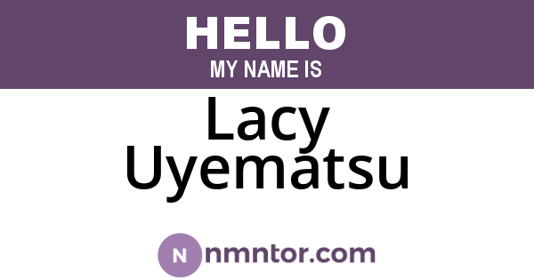 Lacy Uyematsu