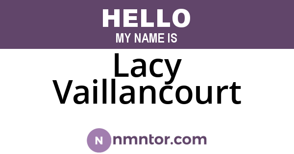 Lacy Vaillancourt