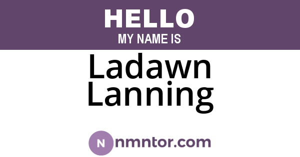 Ladawn Lanning
