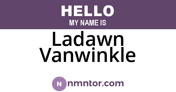 Ladawn Vanwinkle