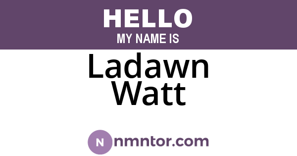Ladawn Watt