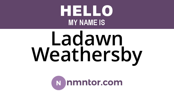 Ladawn Weathersby