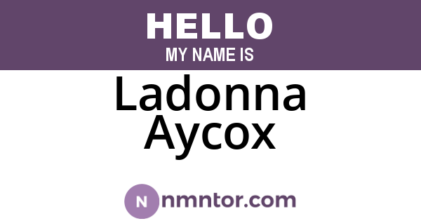 Ladonna Aycox