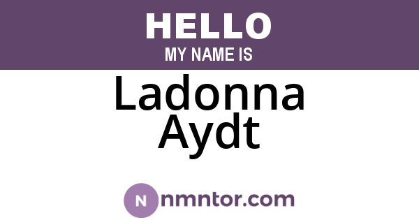 Ladonna Aydt