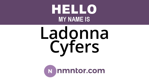 Ladonna Cyfers