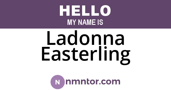 Ladonna Easterling