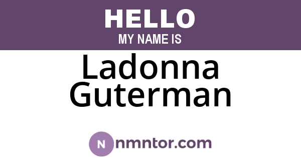 Ladonna Guterman