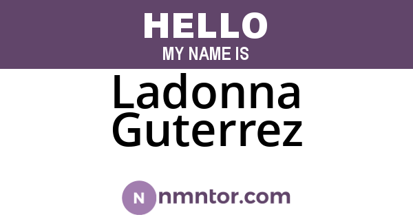 Ladonna Guterrez