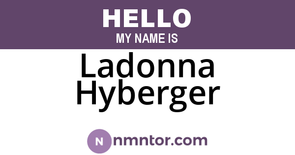 Ladonna Hyberger