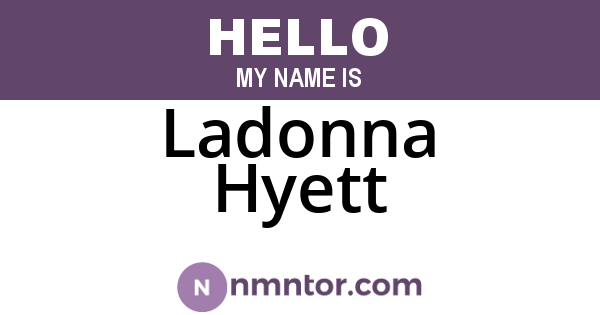 Ladonna Hyett