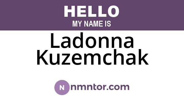 Ladonna Kuzemchak