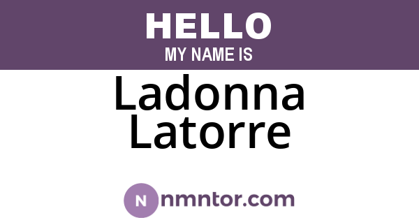 Ladonna Latorre