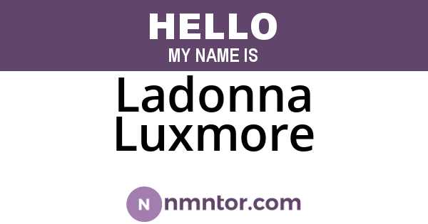 Ladonna Luxmore
