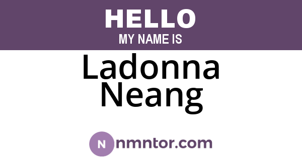 Ladonna Neang