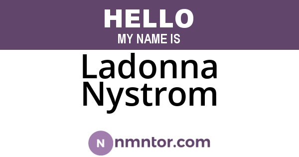 Ladonna Nystrom