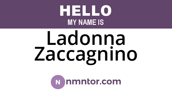 Ladonna Zaccagnino