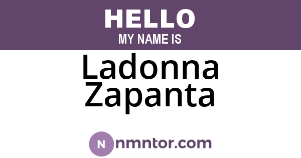 Ladonna Zapanta