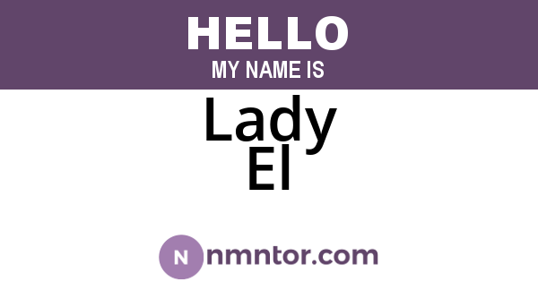 Lady El