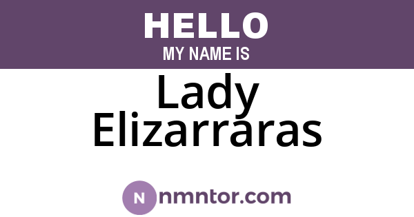 Lady Elizarraras