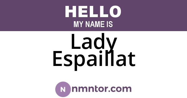 Lady Espaillat