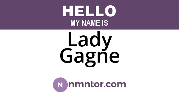 Lady Gagne
