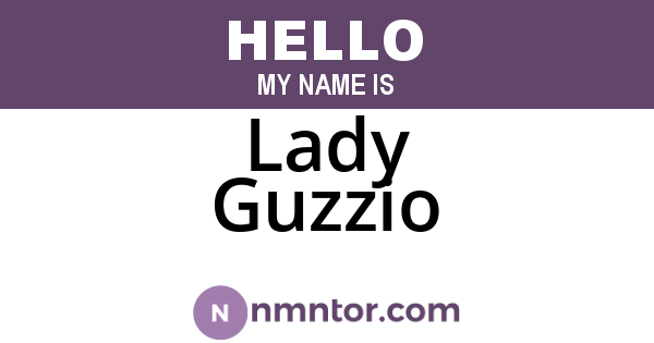 Lady Guzzio