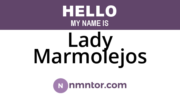 Lady Marmolejos