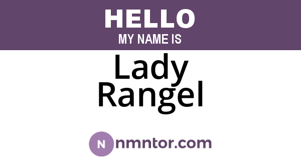 Lady Rangel