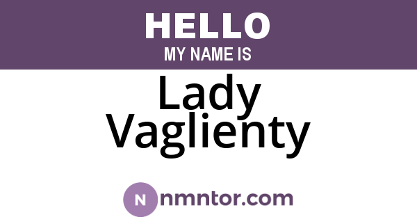 Lady Vaglienty